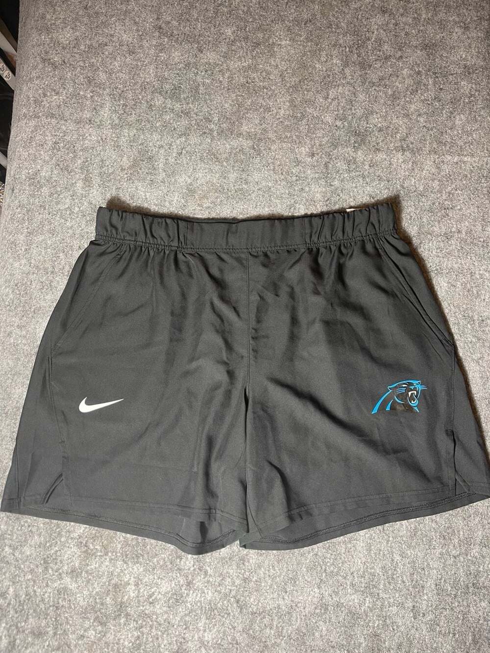 Nike Carolina Panthers NFL Victory Dri-FIT Woven Shorts - Men's XXL
